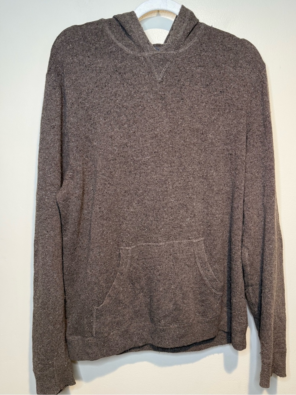 Vince Men's Wool blend Mélange Hoodie Sweater